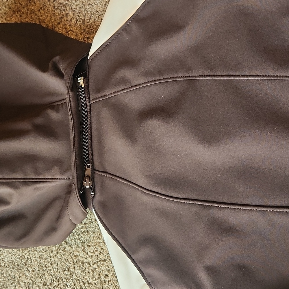 Predator | Brown & White Soft Shell Jacket - Picture 12 of 13